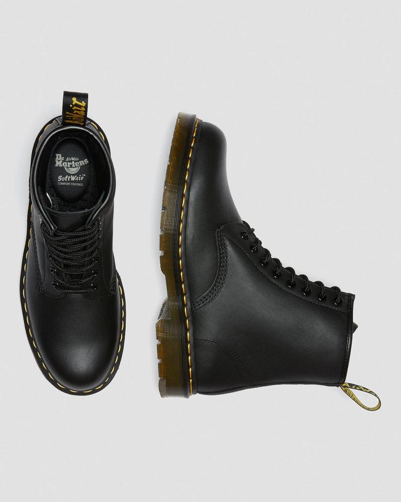 Dr Martens 1460 Slip Resistant Lær Snørestøvletter Herre Svarte | Norge 279ZUT